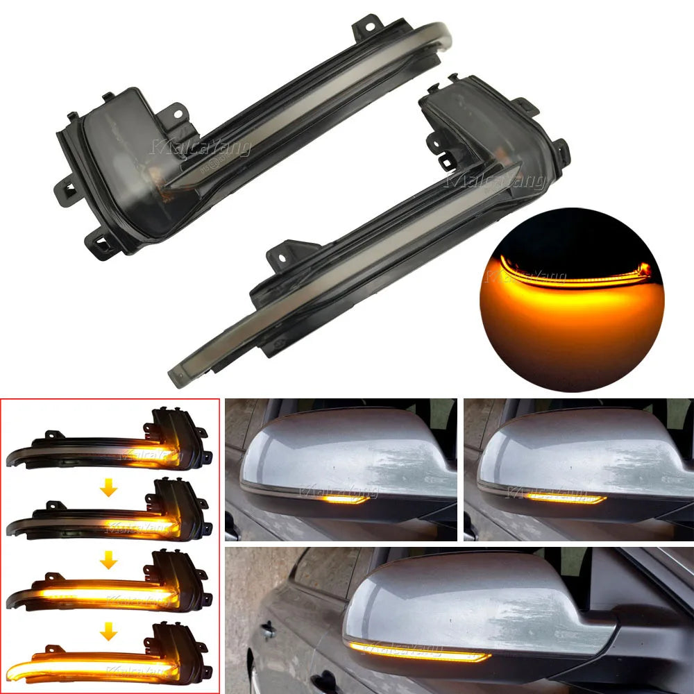 Dynamic LED Mirror Indicators - Fits Audi A3 / A4 / A5 / A6 / Q3