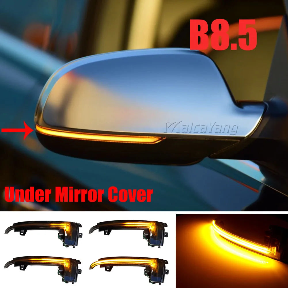 Dynamic LED Mirror Indicators - Fits Audi A3 / A4 / A5 / A6 / Q3
