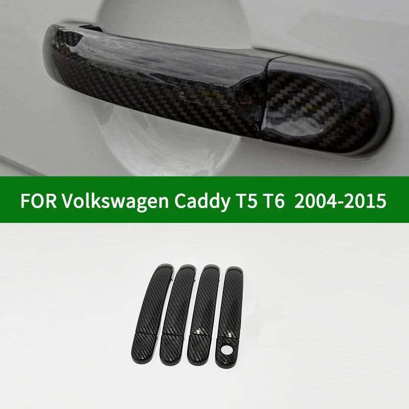 VW Caddy Carbon Fibre Door Handle Trim - 2003-2015
