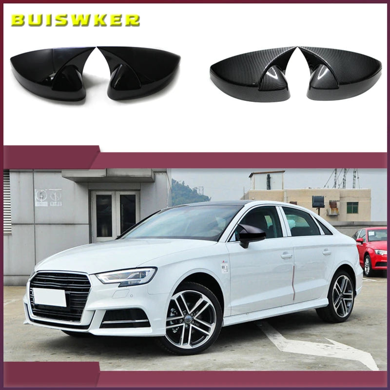 Mirror Caps – OEM Replacement Style - Fits Audi A3 / S3 / RS3 8V