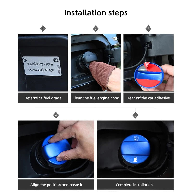 Audi Fuel Cap Cover - Fits most models.