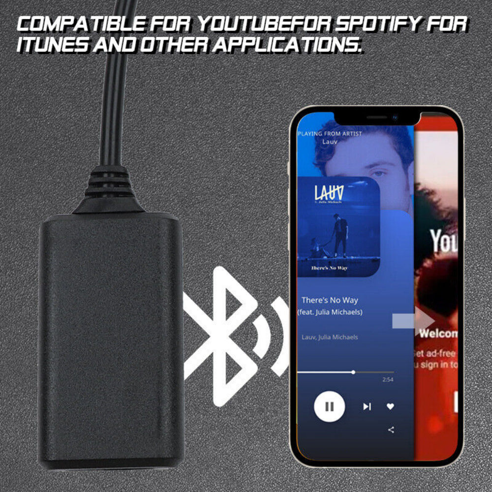 AMI MMI Bluetooth Music Interface AUX Audio Cable Adapter - Most Models