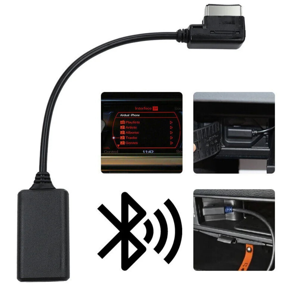 AMI MMI Bluetooth Music Interface AUX Audio Cable Adapter - Most Models