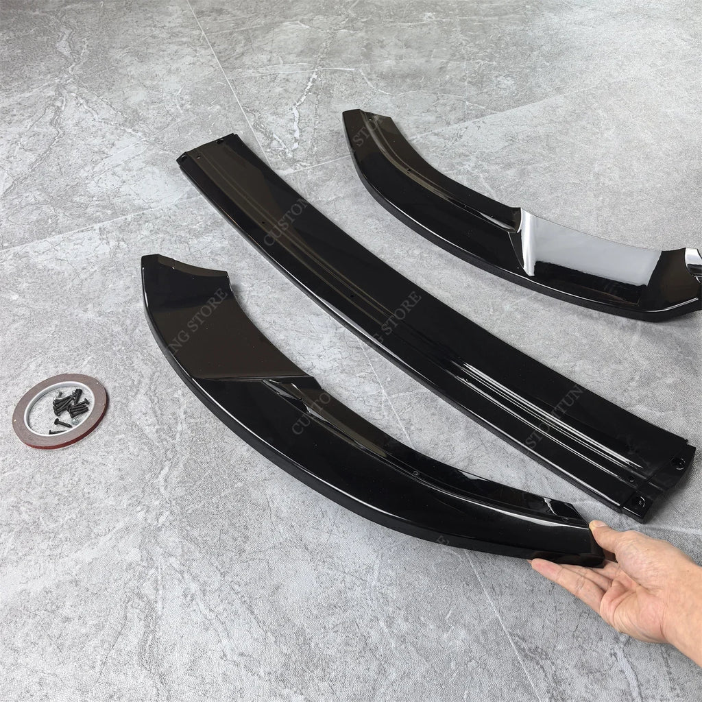 VW Caddy MK4 Front Bumper Lip Spoiler Splitter 2015-2020