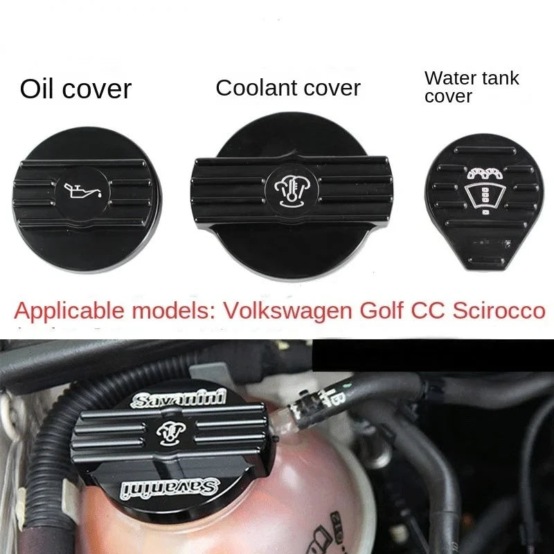 VW 1.8T/2.0T Black Caps