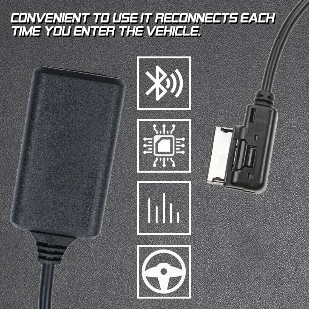 AMI MMI Bluetooth Music Interface AUX Audio Cable Adapter - Most Models