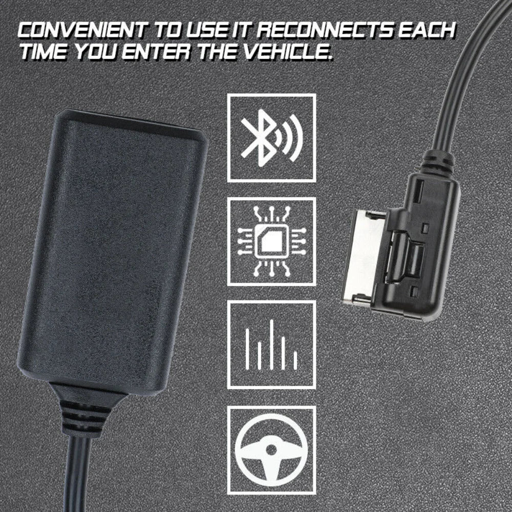 AMI MMI Bluetooth Music Interface AUX Audio Cable Adapter - Most Models