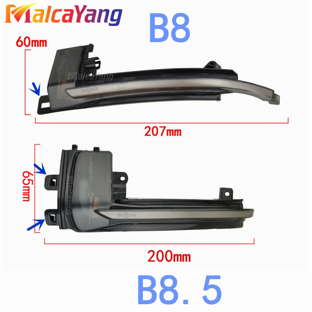 Dynamic LED Mirror Indicators - Fits Audi A3 / A4 / A5 / A6 / Q3