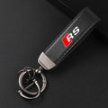 Deluxe Leather Keychain Pendant AUDI RS