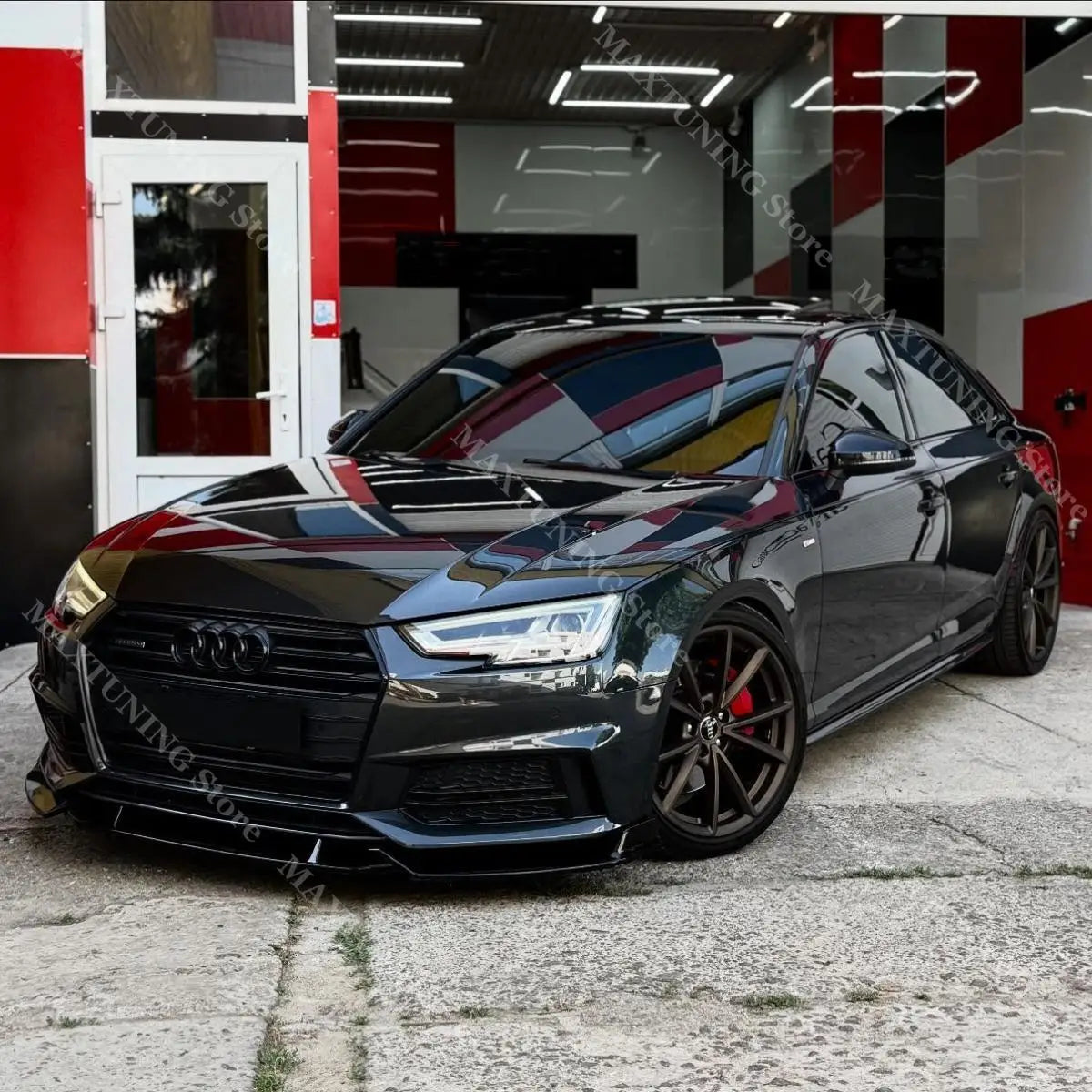 S-Line Front Lip Splitter - Fits Audi A4 B9 S-Line