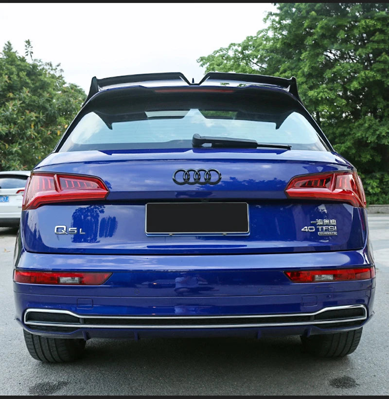 Gloss Black Audi Emblem Set - Front & Rear • Fits Most Audi Models